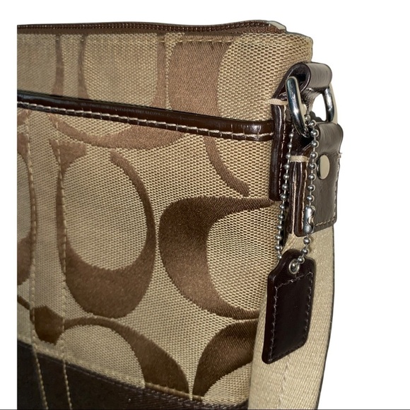 COACH BROWN SWINGPACK CROSSBODY BAG - Picture 2 of 4